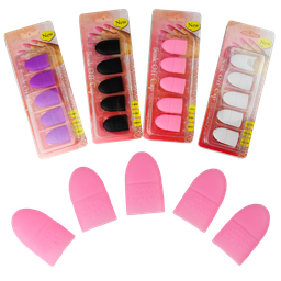 Kit de 5 Dedales de silicon para Remover acrilico y gelish