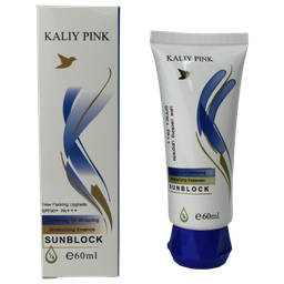 Bloqueador Solar SPF90+ PA+++ 60ml Kaliya Pink