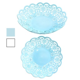 [8700000036178] Cesto Plastico Agujeros De Flores Colores Surtidos