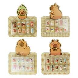Set de uñas press on para niña diseño CAPI BARA SURTIDO