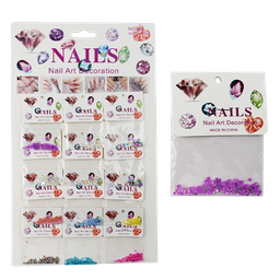 [6921456456231] Decoración para Uñas en colores surtidos Nails