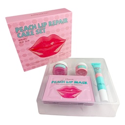 [6925346336764] Kit de cuidado reparador de labios Peach de Kormesic