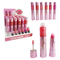 Lip Gloss de Lucky Model Duo Labil y brillo