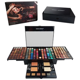 [6941898917275] Caja de sombras Miss Rose rectangular mediana de 190 colores