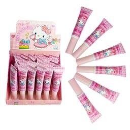 [6932043006197] Pre-base para ojos en presentación de tubo con diseño de Hello Kity happy de M´lundo