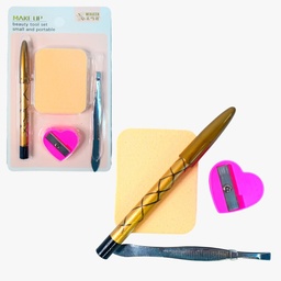 [6971383636909] Kit de Belleza de 4 pcs Make-Up Mixueer