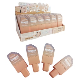 Corrector Impecable y de larga duración en presentación de Paleta de Helado de Huxiabeauty