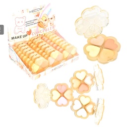 Paleta De 4 correctores Mecow Presentacion Flor