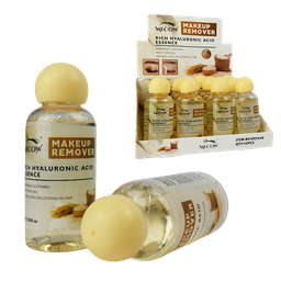 Removedor de maquillaje con esencia de arroz y acido hialuronico MECOW 80ML.