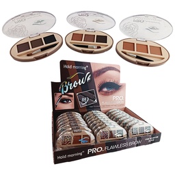 Paleta de Sombras para ojos de Hold Morning 3 colores Tierra mas Brocha