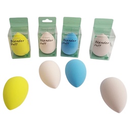[6973578912621] Esponja aplicadora de maquillaje Blender Puff presentación de unidad colores surtidos