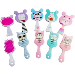 [50231208A] Mini cepillo para el cabello de viajero con estampado de animales 8 motivos diferentes Hair Comb Fashion Cute