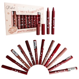 Set de labiales mate Melt &amp; Plump, voluminizador de labios de Sheglam
