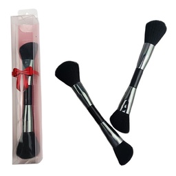 [6958200656456] Brocha aplicadora de maquillaje doble de Cosmetic Brush