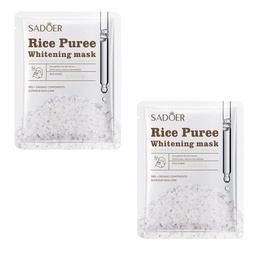 [6942349706233] Mascarilla facial con pulpa de arroz Sadoer