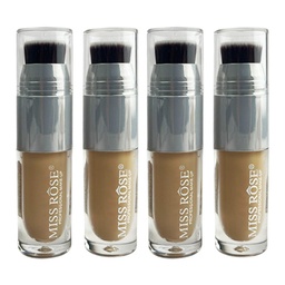 [6941898936344] Corrector líquido duo con brocha Concealer Serum - Miss Rose