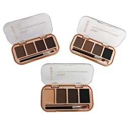 [6957250913441] Paleta de sombras de ojos con tonos tierra de 4 colores - Miss Fon