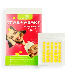 [6697752684637] Parche para acne en forma de corazon y estrellas - Hanel
