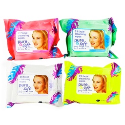 [6971867368302] Toallitas  desmaquillantes - Pure & Soft