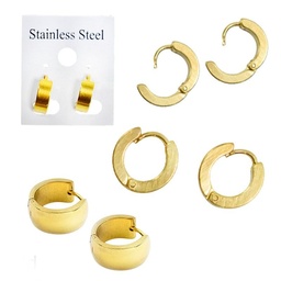 [118081B] Arete Sencillo color Dorado
