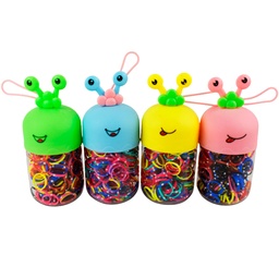 [M08001] Hules para el cabello con diseño de puntos