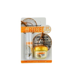 [6975376193523] Duo de balsamos labiales con extracto de arroz - Meike Glamour