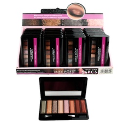 [6941898927366] Sombras para ojos de 8 colores - Miss Rose