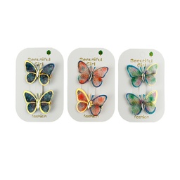 [B4145025] Ganchos en diseño de mariposa - Fashion