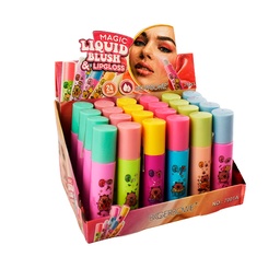 [9268176010556] Dúo de rubor y brillo labial mágico rollon - Biggerbowie