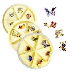 [G0073] Decoracion para uñas, presentacion surtida FINGERTIP COLOR