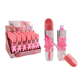 [6971605290728] Brillo labial c/diseño de oso - HuxiaBeauty
