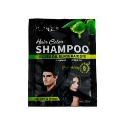 [6974784012501] Tinte para el cabello en sobre color negro - Sadoer