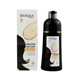 [6974784014178] Shampoo con tinte color negro - Bioaqua