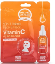 [847610044983] Mascarilla facial 2 en 1 para rostro y cuello - Nevada