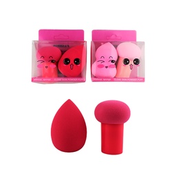 [6989619156381] Dúos de esponja para maquillaje - Fashion