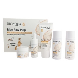 [6942349750793] Kit Viajero Rejuvenecedor de 5 piezas con extracto de arroz bioaqua
